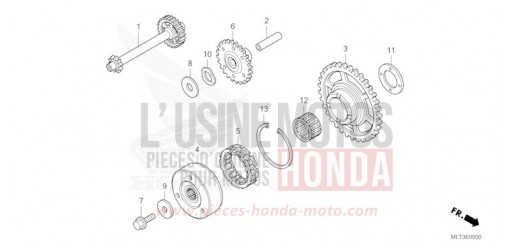 EMBRAYAGE DE DEMARRAGE CB1000GTT de 2026